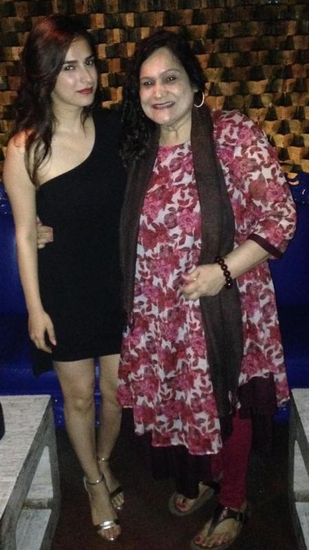 Kashmira Irani with her mother