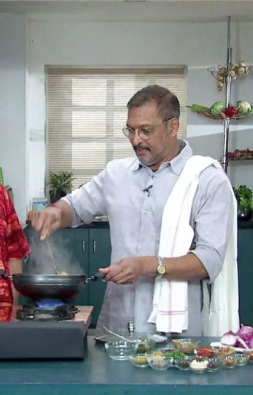 Nana Patekar Cooking