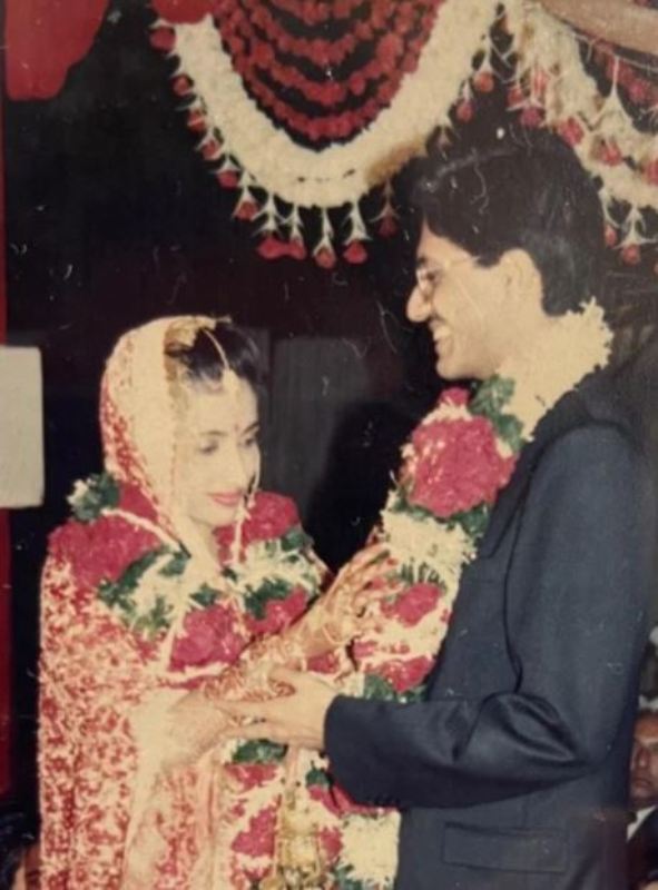 Piyush Goyal's wedding photo