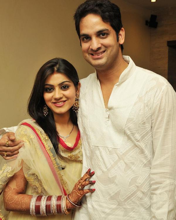Priyanka Chibber with her husband
