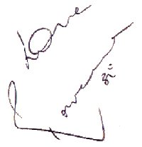 Raveena Tandon's autograph