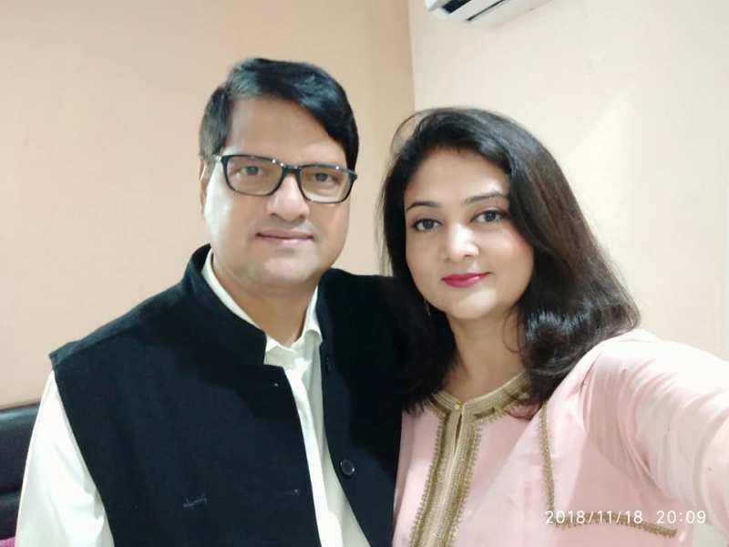 Shalini Yadav With Her Husband Arun Yadav