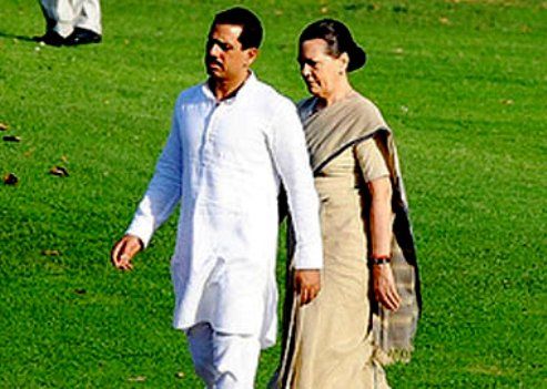 Sonia Gandhi With Robert Vadra