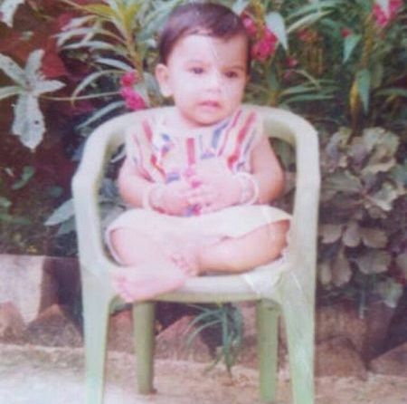 Sunanda Sharma's childhood picture