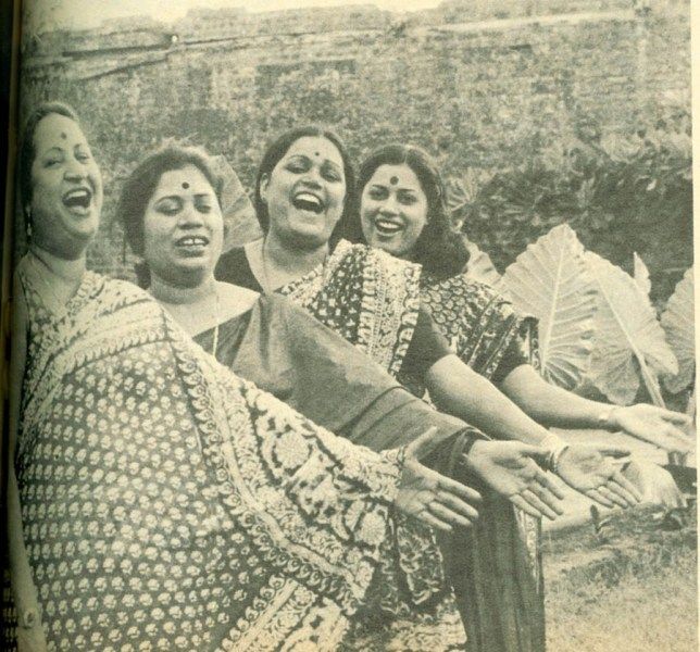 Usha Uthup With Her Sisters