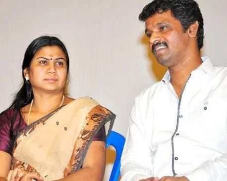 Cheran with his wife Selvarani