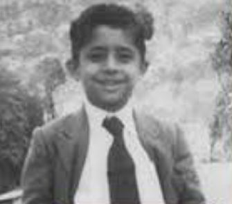 Childhood photo of Naseeruddin Shah
