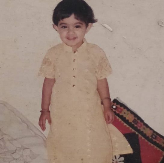 Childhood picture of Anandita Pagnis