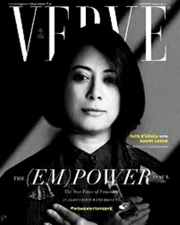 Faye D'Souza Featured On The Cover Of Verve