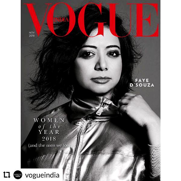 Faye D'Souza Featured On The Cover Of Vogue