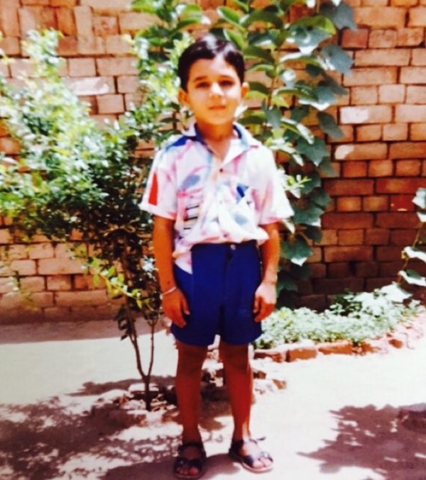 Harish Verma childhood picture
