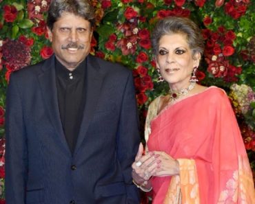 Kapil Dev with his wife Romi Bhatia