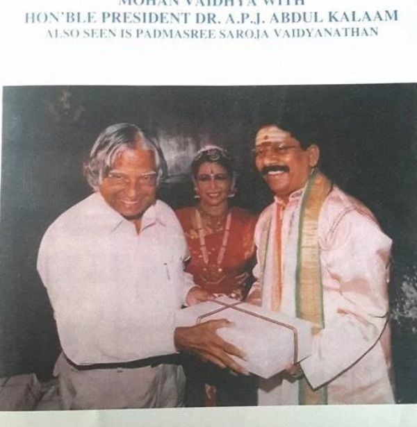 Mohan Vaiddya And APJ Abdul Kalam