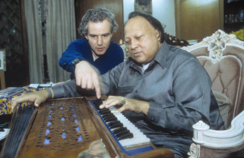 Nusrat Fateh Ali Khan Composing With Michael Brook Through The Record Label, Real World