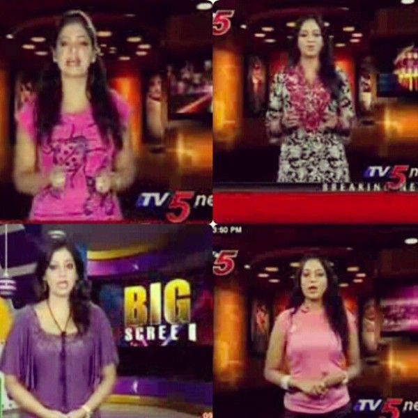Reshma Pasupuleti Anchoring for TV 5