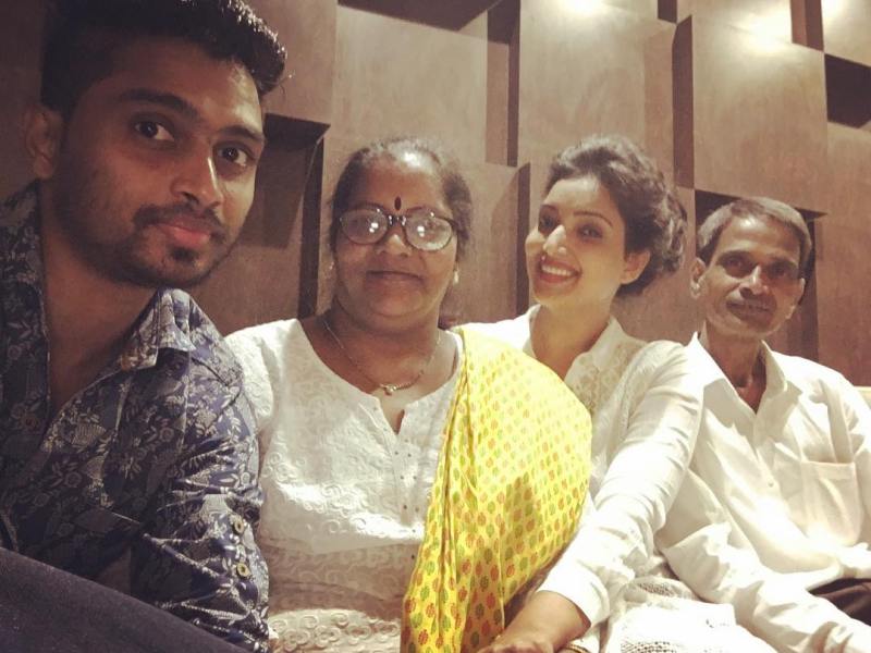 Rupali Bhosale With Her Family