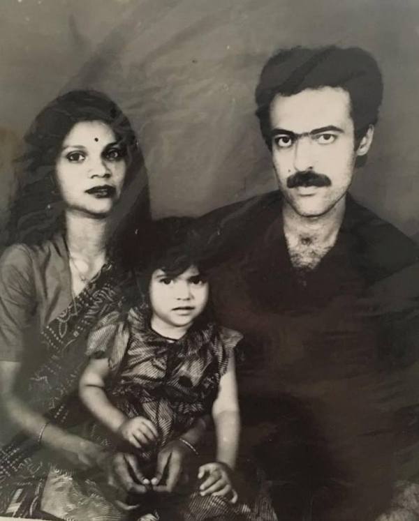 Sherin With Her Parents