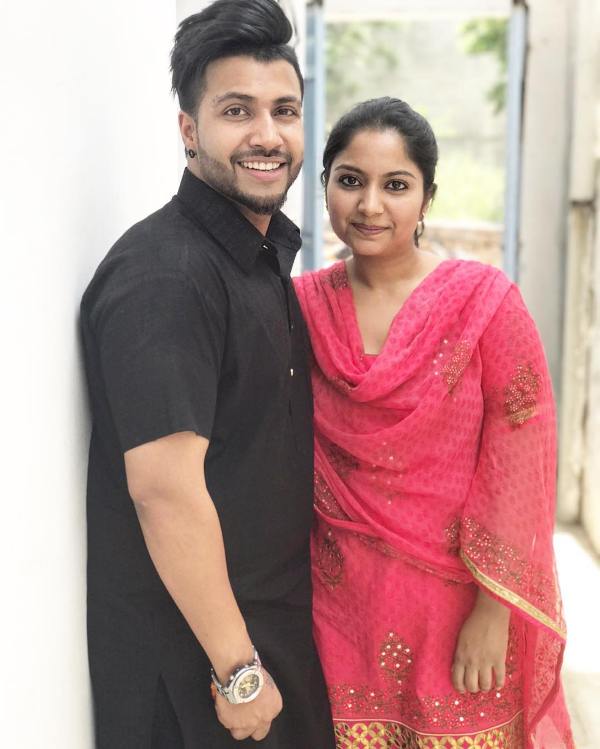 Sukhe with his sister