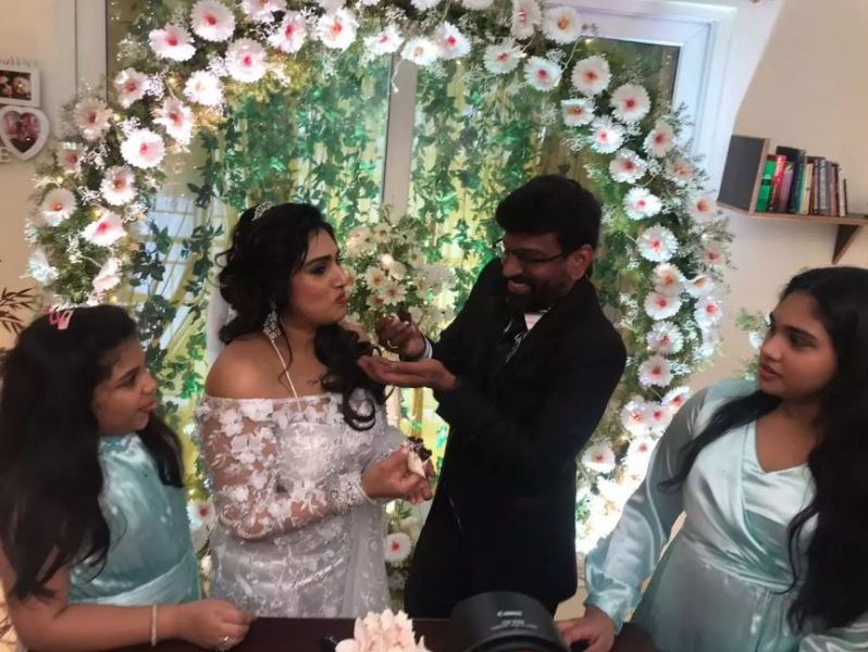 Vanitha Vijayakumar and Peter Paul's Wedding