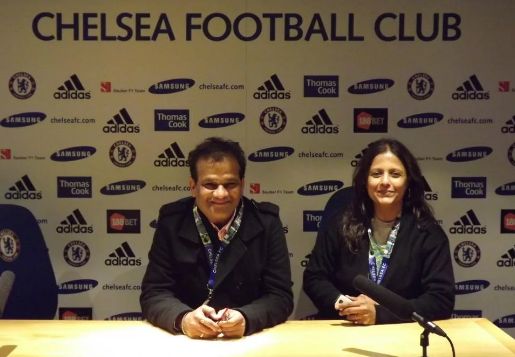 Vidyadhar Joshi and his wife are connected with Chelsea Football Club