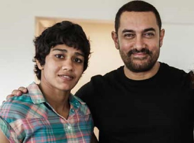 Babita Kumari Phogat with Aamir Khan