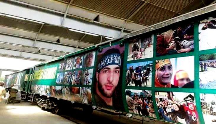 Burhan Wani Featured On Pakistan Railways' Azadi Train