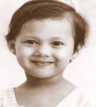 Childhood image of Rochelle Rao