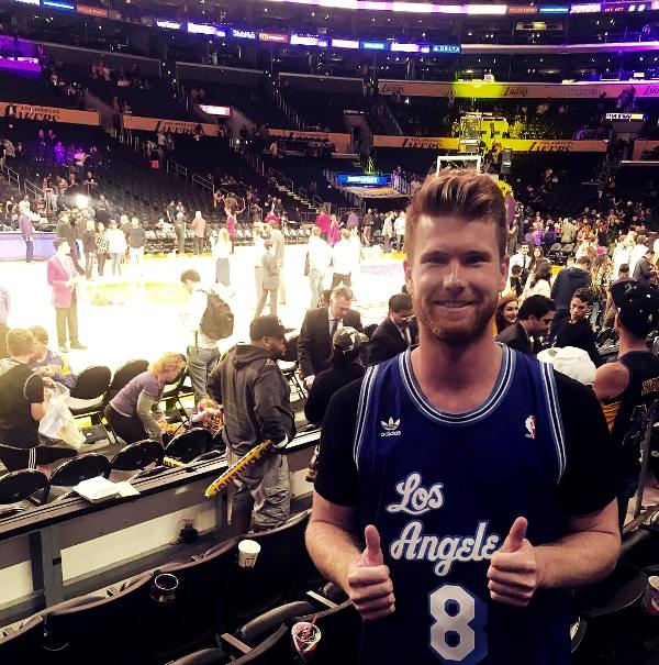 James Neesham In A Lakers Game