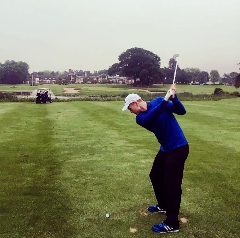James Neesham Playing Golf