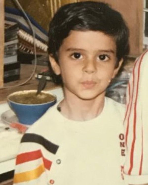 Manish Paul in his childhood days