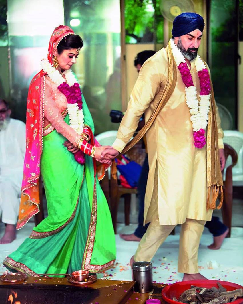 Nawab Shah and Pooja Batra marriage pic