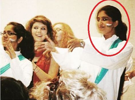 Nimrit Kaur Ahluwalia (encircled) during the student exchange programme in Italy