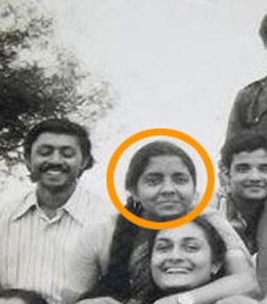 Nirmala Sitharaman in her college days