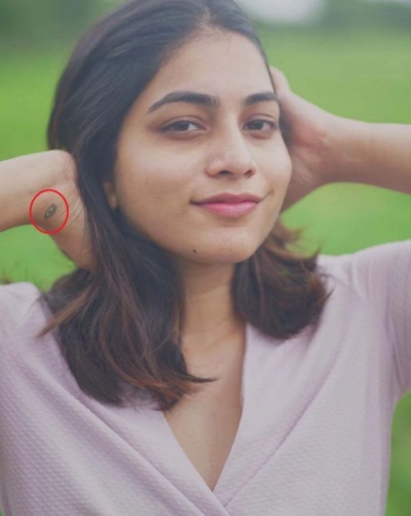 Punarnavi Bhupalam Tatoo On Her Wrist