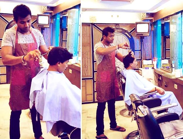 Rahul Sipligunj Working In His Father's Hair Salon