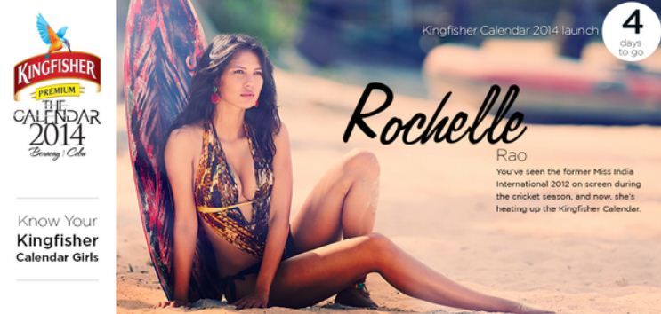 Rochelle Rao on Kingfisher calendar