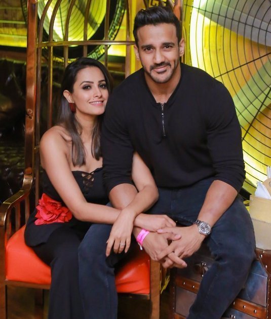 Rohit Reddy with his wife
