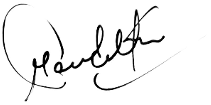 Sachin Tendulkar's signature