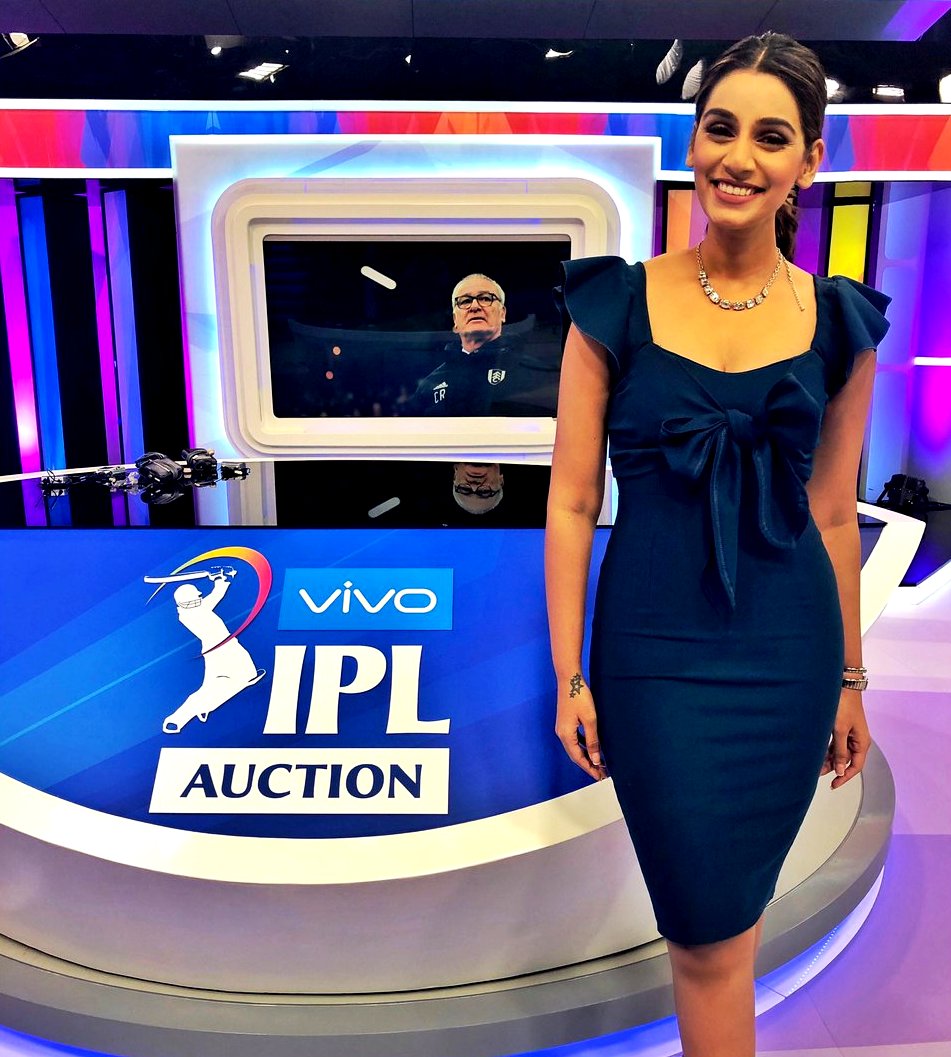 Sanjana Ganesan Presenting The IPL Auction