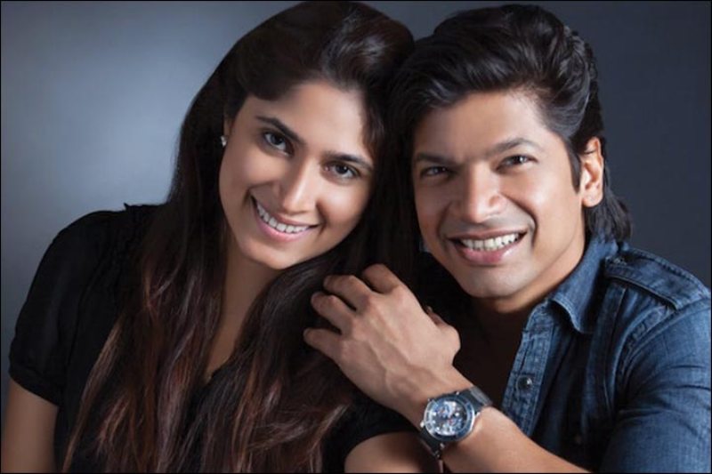 Shaan With His Wife