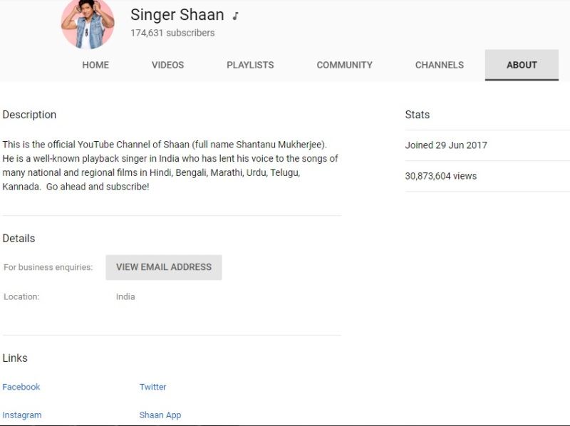 Shaan's Youtube Channel