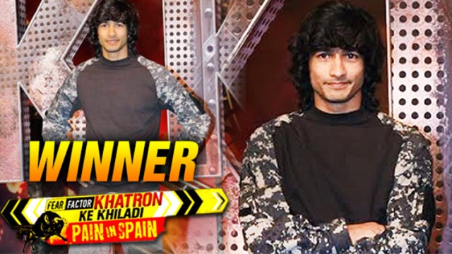 Shantanu Maheshwari as the winner of Fear Factor- Khatron Ke Khiladi