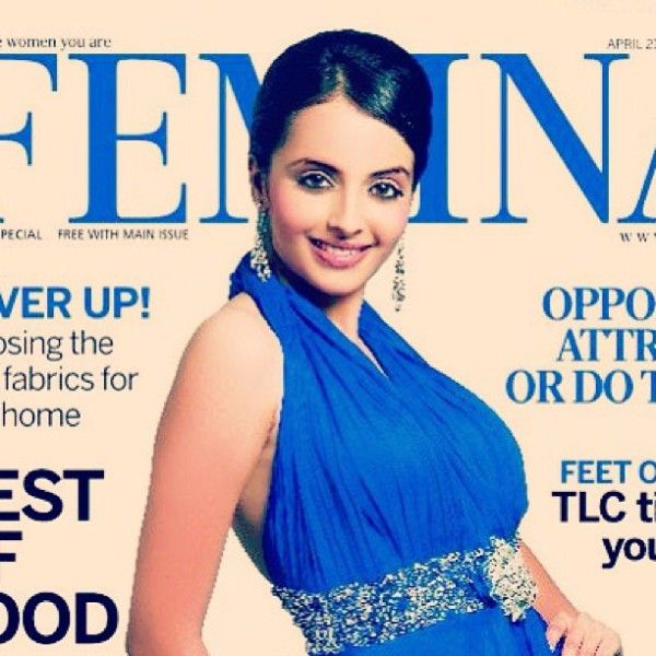Shrenu Parikh on the cover of Femina Gujarat edition