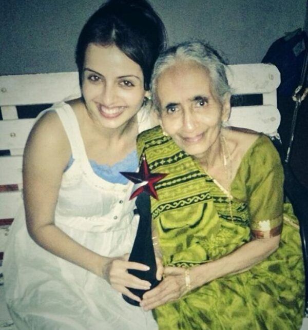 Shrenu Parikh with her grandmother
