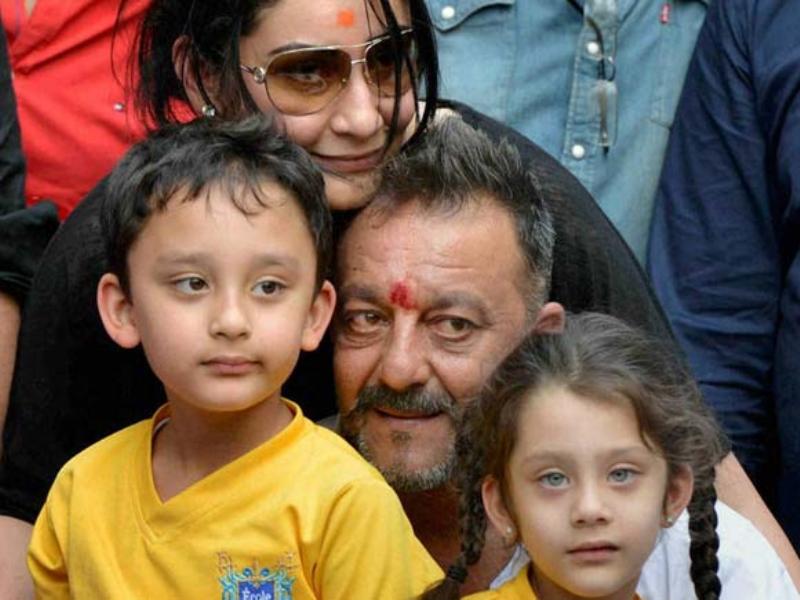 Trishala Dutt's Father Sanjay, Stepmother Manyata & Her Half Siblings Shahraan And Iqra