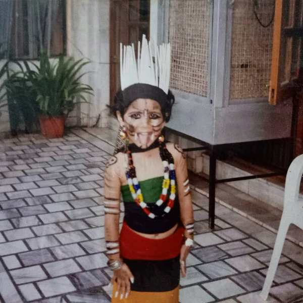 Agrita Dhawan as a child