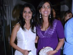 Amruta Subhash With Sonali Kulkarni