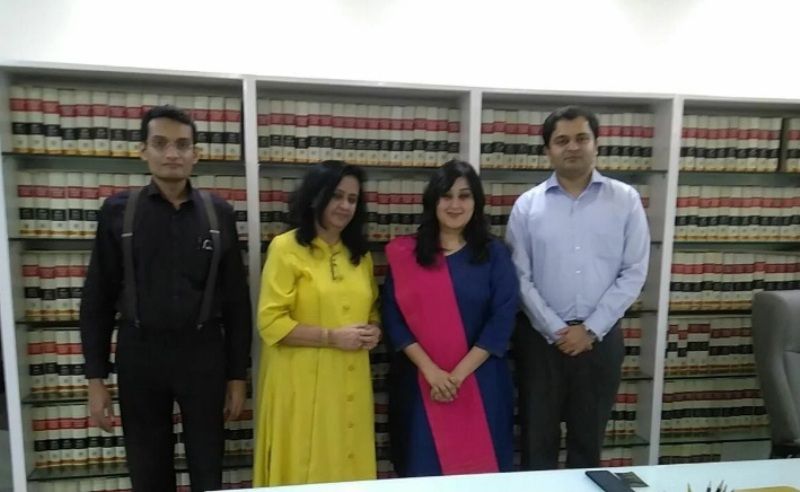 Bansuri Swaraj With Her Colleagues