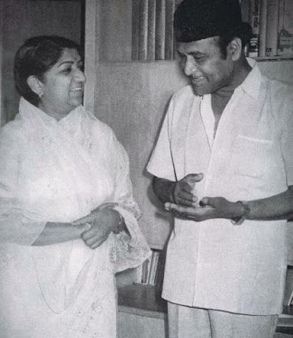 Bhupen Hazarika With Lata Mangeshkar