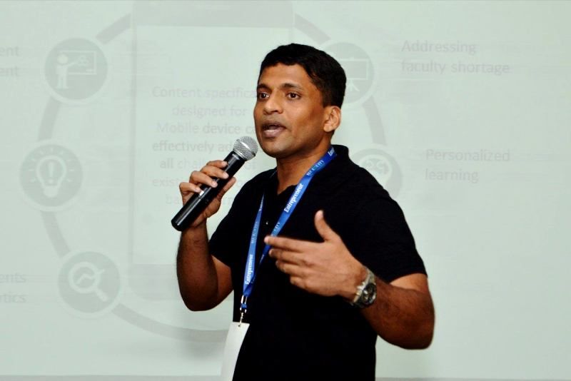 Byju Raveendran During A Lecture